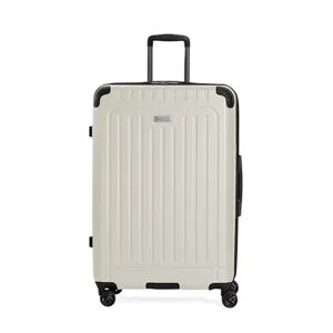 Ben Sherman Sunderland Hardside Spinner Luggage, White, 28 INCH