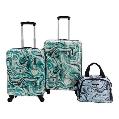 iPack Impact 3-Piece Hardside Spinner Luggage Set, Multicolor, 3 Pc Set