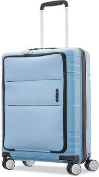 American Tourister Apex DLX 20-Inch Spinner Carry-On Luggage, Blue, 20 Carryon