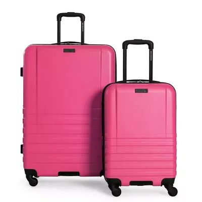 Ben Sherman Hereford 2-Piece Hardside Spinner Luggage Set, Light Pink, 2 Pc Set