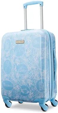 American Tourister Disney's Cinderella 21-Inch Carry-On Hardside Spinner Luggage, Blue, 21 Carryon