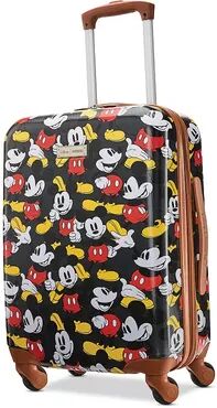 American Tourister Disney's Mickey Mouse Hardside Spinner Luggage, Multicolor, 21 Carryon