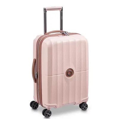 Delsey St. Tropez Hardside Spinner Luggage, Pink, 20 Carryon