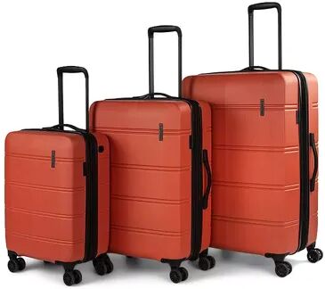 Swiss Mobility LAX 3-Piece Hardside Spinner Luggage Set, Pink, 3 Pc Set