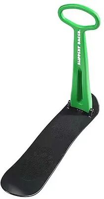 Slippery Racer Kid Foldable Downhill Outdoor Winter Ski Scooter Snow Sled, Green