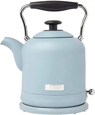 Haden Highclere 1.5 Liter Vintage Cordless Electric Tea Pot Kettle, Pool Blue