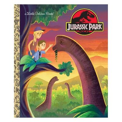 Penguin Random House Jurassic Park Little Golden Book Hardcover Children's Book, Multicolor