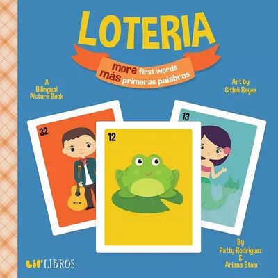 Lil' Libros Loteria: More First Words / Más Primeras Palabras Board Book, Multicolor