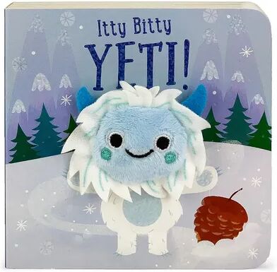 Unbranded Itty Bitty Yeti Finger Puppet Board Book, Multicolor