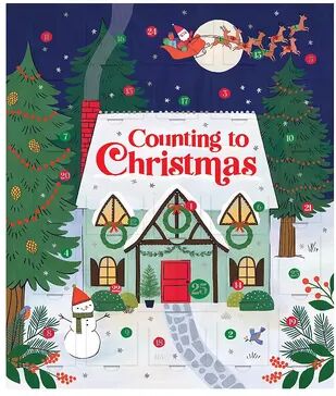 Unbranded Counting to Christmas: An Advent Calendar Treasury Hardcover Book, Multicolor