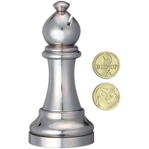 University Games Hanayama Level 2 Cast Chess Puzzle - Bishop, Multicolor