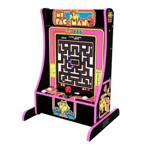 Arcade 1 Up Ms. PAC-MAN 8-Games Partycade, Black