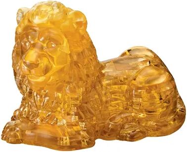 BePuzzled Deluxe 3D Crystal Lion Puzzle, Multicolor