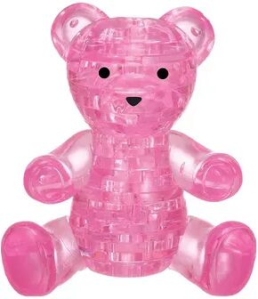 University Games 3D Crystal Puzzle - Teddy Bear 41-Pieces, Multicolor