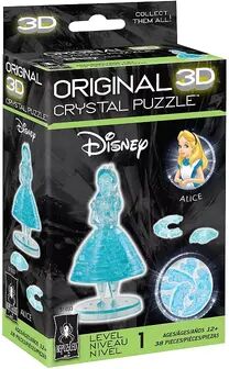 University Games 3D Crystal Puzzle - Disney's Alice in Wonderland 38-Pieces, Multicolor