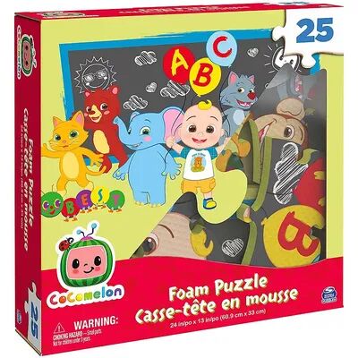 Spin Master CoCoMelon 25 Piece Foam Puzzle Mat, Multicolor