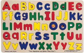 Melissa & Doug Alphabet Puzzle, Multicolor