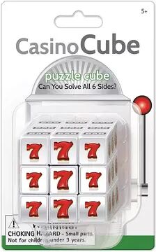 Westminster Inc. Casino Puzzle Cube, White