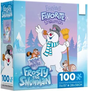 Gamewright Frosty the Snowman 100-Piece Puzzle, Multicolor