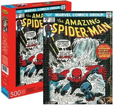 Aquarius Spider-Man - Cover 500-pc. Puzzle, Multicolor