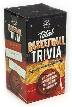 Professor Puzzle Total Basketball Trivia Cards, Multicolor