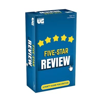 University Games Five-Star Review - A Party Game for Critics, Multicolor