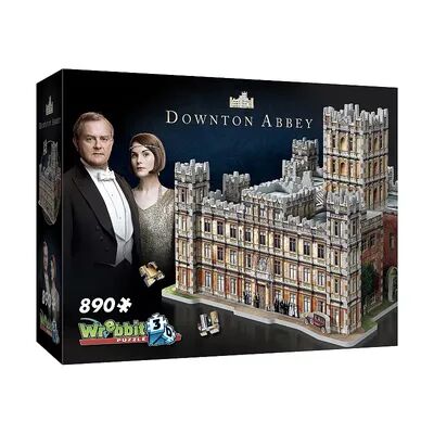 Wrebbit 890-Piece Downton Abbey 3D Puzzle, Multicolor