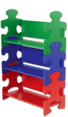 KidKraft Puzzle Bookshelf, Multicolor