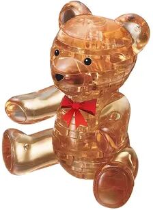 BePuzzled 3D Crystal Teddy Bear Puzzle, Multicolor