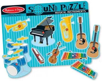 Melissa & Doug Sound Puzzle, Multicolor