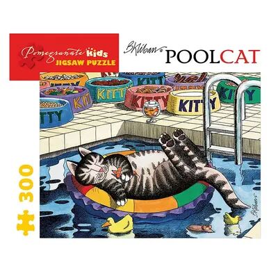 Pomegranate Pool Cat 300-pc. Jigsaw Puzzle, Multicolor