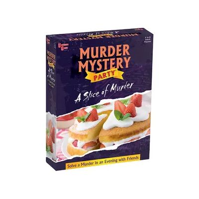 University Games Murder Mystery Party - A Slice of Murder, Multicolor