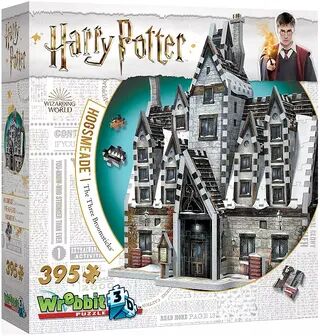 Wrebbit Harry Potter Collection - Hogsmeade - The Three Broomsticks 3D Puzzle: 395 Pcs, Multicolor