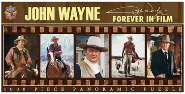 MasterPieces John Wayne: Forever in Film 1,000-pc. Panoramic Jigsaw Puzzle, Multicolor