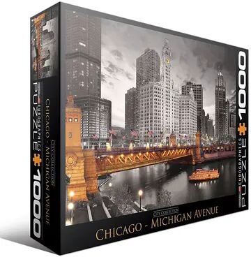 Eurographics 1000-pc. City Collection Chicago Michigan Avenue Jigsaw Puzzle, Multicolor