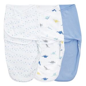aden + anais essentials easy swaddle&trade; wrap 3 pack dino-rama male 4-6 months