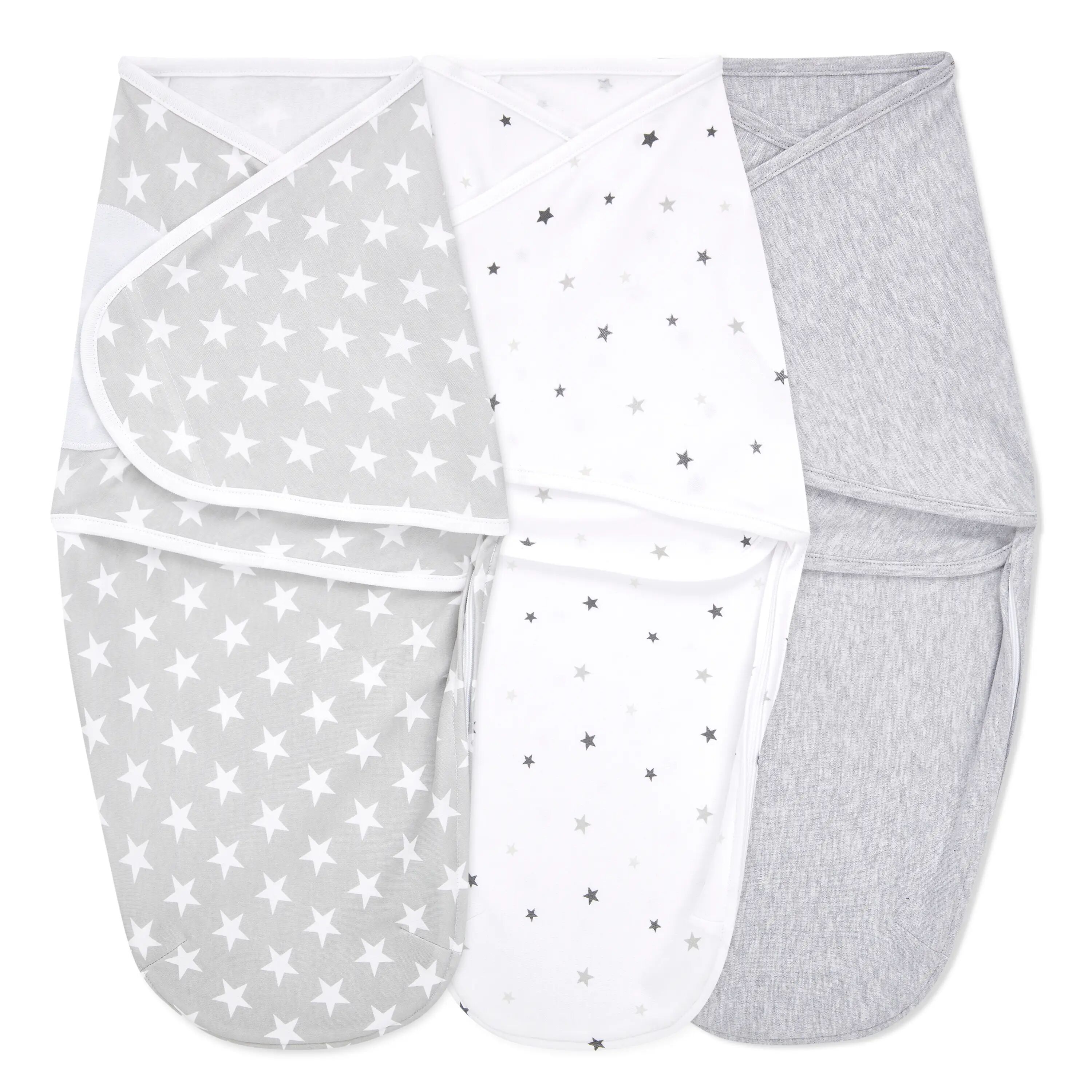 aden + anais essentials wrap swaddles 3 pack twinkle unisex 0-3 months