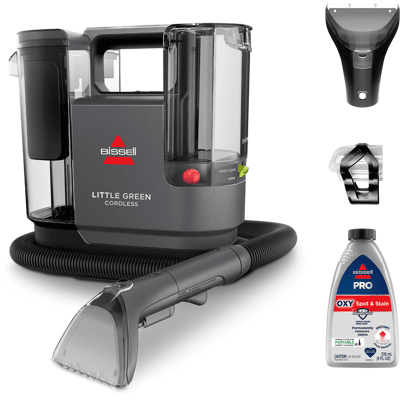 BISSELL Little Green Cordless SmartMix Portable Carpet Cleaner Titanium/Silver Accents 3682L BISSELL Little Green Cordless SmartMix Portable Carpet Cleaner Titanium/Silver Accents 3682L