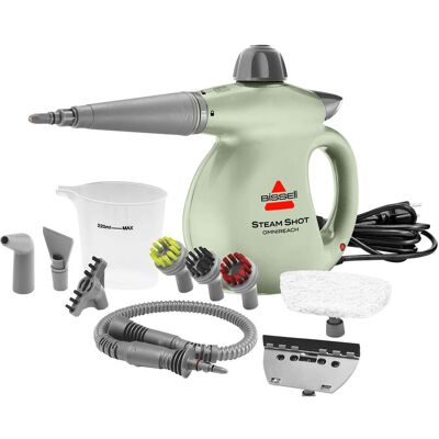 BISSELL Steam Shot OmniReach Handheld Steam Cleaner & Sanitizer Pearl Wasabi 4171L BISSELL Steam Shot OmniReach Handheld Steam Cleaner & Sanitizer Pearl Wasabi 4171L