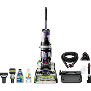 BISSELL ProHeat 2X Revolution Pet Pro Carpet Cleaner Exclusive Bundle   Sparkle Silver/ Grapevine Purple/Chacha Lime Accents   3587