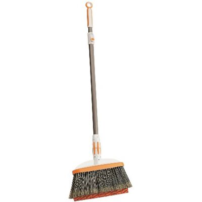 BISSELL Dual Action Pet Hair and Multi-Surface Broom Orange/White 1778 BISSELL Dual Action Pet Hair and Multi-Surface Broom Orange/White 1778