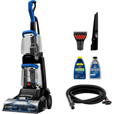 BISSELL TurboClean Pet XL Upright Carpet Cleaner Black/Colbalt Blue Accents 3746 BISSELL TurboClean Pet XL Upright Carpet Cleaner Black/Colbalt Blue Accents 3746