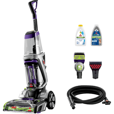 BISSELL ProHeat 2X Revolution Pet Pro Plus Carpet Cleaner Sparkle Silver/ Grapevine Purple Accents 3588F BISSELL ProHeat 2X Revolution Pet Pro Plus Carpet Cleaner Sparkle Silver/ Grapevine Purple Accents 3588F