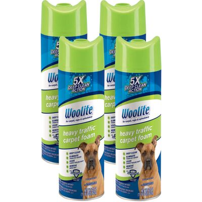 BISSELL Woolite Heavy Traffic Carpet Foam (4-Pack) 08209 BISSELL Woolite Heavy Traffic Carpet Foam (4-Pack) 08209