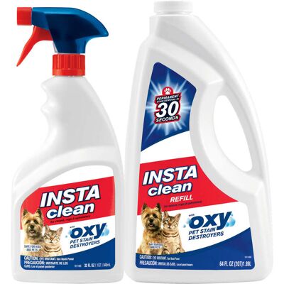 BISSELL INSTAclean Home Auto & Laundry Pre-Treat with Refill, Size 32 oz Trigger with 64 oz\n Refill 2145 BISSELL INSTAclean Home Auto & Laundry Pre-Treat with Refill, Size 32 oz Trigger with 64 oz\n Refill 2145