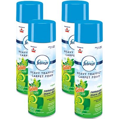 BISSELL Febreze Gain Original Heavy Traffic Carpet Foam (4-pack) 14399 BISSELL Febreze Gain Original Heavy Traffic Carpet Foam (4-pack) 14399