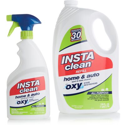 BISSELL INSTAclean All Purpose Stain & Odor Remover w/ Refill, Size 1 - 32 oz Trigger/1 - Gallon Refill 23188 BISSELL INSTAclean All Purpose Stain & Odor Remover w/ Refill, Size 1 - 32 oz Trigger/1 - Gallon Refill 23188