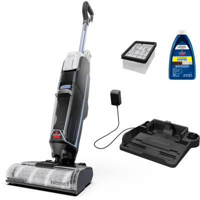 BISSELL CrossWave Edge Cordless All-in-One Multi-Surface Cleaner Black/Lake Blue Accents 4329F BISSELL CrossWave Edge Cordless All-in-One Multi-Surface Cleaner Black/Lake Blue Accents 4329F