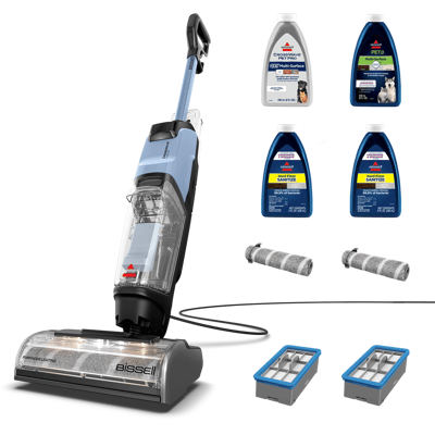 BISSELL CrossWave EdgeFind All-in-One Multi-Surface Cleaner Exclusive Bundle Lake Blue/Black Accents 4163F BISSELL CrossWave EdgeFind All-in-One Multi-Surface Cleaner Exclusive Bundle Lake Blue/Black Accents 4163F