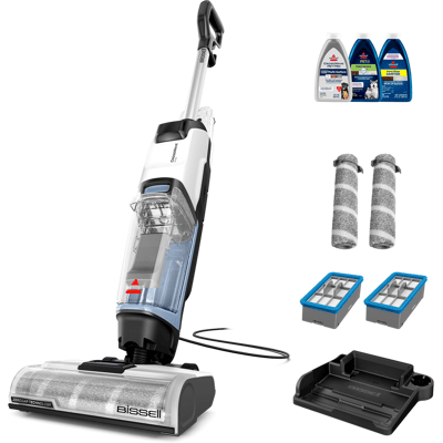 BISSELL CrossWave Edge All-in-One Multi-Surface Cleaner Exclusive Bundle Warm White/Lake Blue Accents 4109 BISSELL CrossWave Edge All-in-One Multi-Surface Cleaner Exclusive Bundle Warm White/Lake Blue Accents 4109